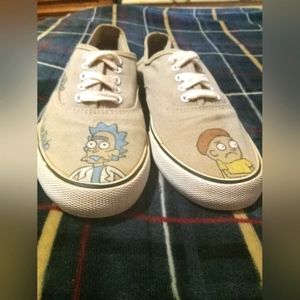 Custom Rick and Morty shoes